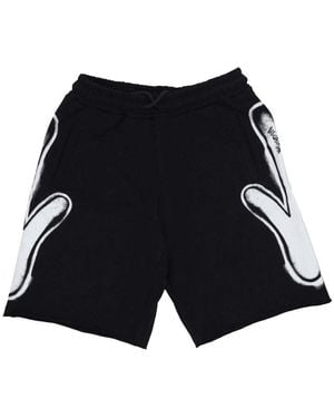 DISCLAIMER Short Pantalone Corto Tuta Uomo Side Logo Short - Noir