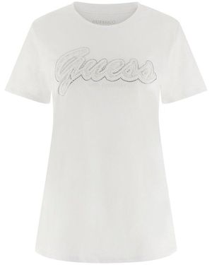 Guess T-shirt W5RI08 K9RM1 - Blanc