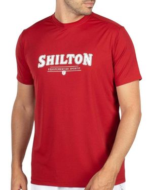 Shilton T-shirt T-shirt de sport tech teams - Rouge