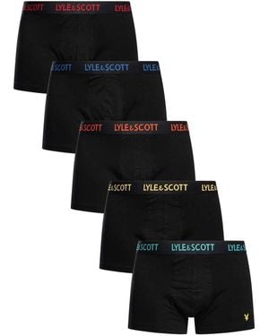 Lyle & Scott Boxers Lot de 5 boxers Miller - Noir