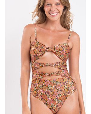 Rio De Sol Maillots de bain 2024 Bouquet UPF 50+ - Orange