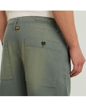 G-Star Pantalon D24543-E514 Pleated Chino-J110 Sun Faded Orphus - Vert