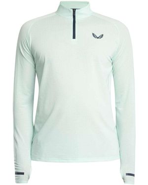 Castore Veste Haut de survêtement Active 1/4 Zip - Vert