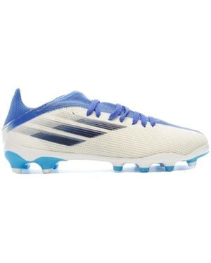 adidas Chaussures de foot Baskets X Speedflow.3 MG J blanc - Bleu