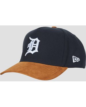 KTZ Cappellino Suede Visor E-Frame Detroit Tigers - Blu