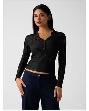 Guess Blouses W6Rp09 Kc812-Fjbq - Noir