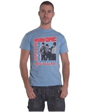 Run Dmc T-shirt Hollis Crew - Bleu