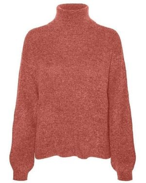 Vero Moda Pull Mili - Rouge