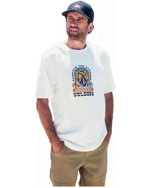 Volcom T-Shirt A5032401-Ofw - Blanc