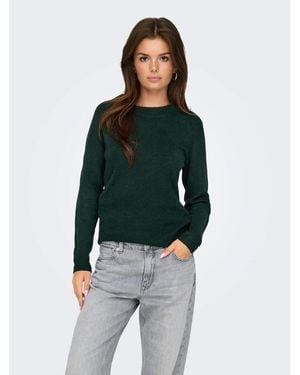 ONLY Pull 15204279 Rica-Scarab Melange - Vert