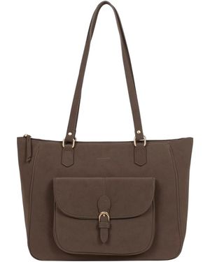 Hexagona Sac À Main Sac Cabas Ref 6520335 Fonce 39*28*11 Cm - Marron