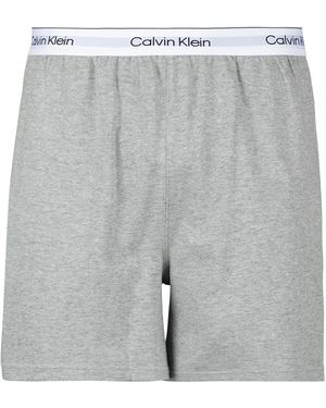 Calvin Klein Boxershorts Sleep Short - Grau