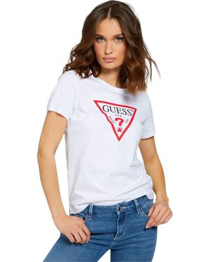 Guess T-shirt W4YI04J1314-PE25-G011 - Blanc