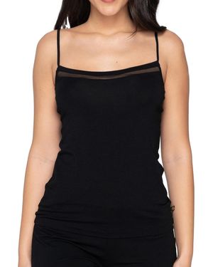 Luna Onderhemden Strapless Hemdje Cotton Touch - Zwart