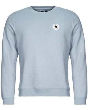 Converse Felpa Go-To Chuck Taylor Patch Crew - Blu