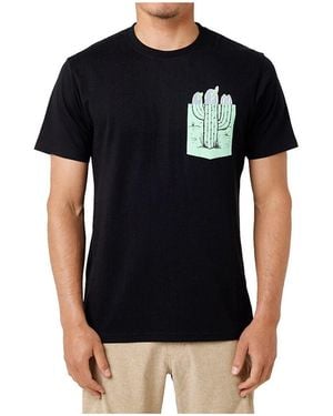 Rip Curl Polo INDA POCKET TEE - Noir