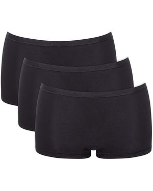 Sloggi Shorties & Boxers Pack X3 Mini Shorts Go Daily Cotton - Noir