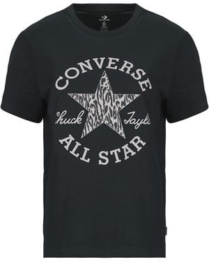 Converse T-Shirt Animal Print Infill Standard Fit Tee - Nero