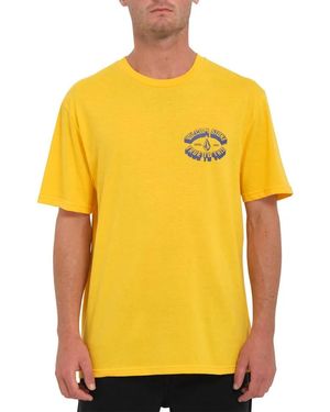 Volcom T-shirt Camiseta True Mecha - Citrus - Jaune
