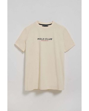 POLO CLUB T-shirt EST MINIMAL TITLE RUBBER TSHIRT - Neutre