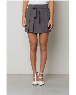 Kaos Jupes SP1CO011-PIOMBO - Gris