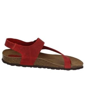Interbios Sandales Plates - Rouge