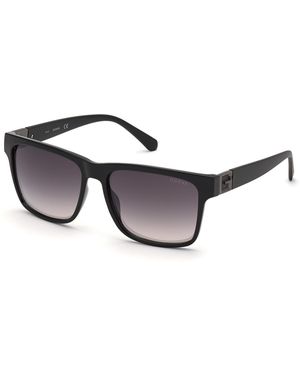 Guess Lunettes de soleil GU00004 Lunettes de soleil, Noir/Vert, 58 mm
