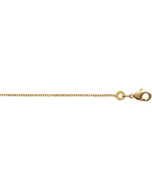 Brillaxis Collier Chaîne Maille Forçat Plaqué Or 45Cm - Multicolore