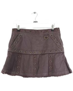 Marc Jacobs Jupes Mini jupe en coton violette - Marron
