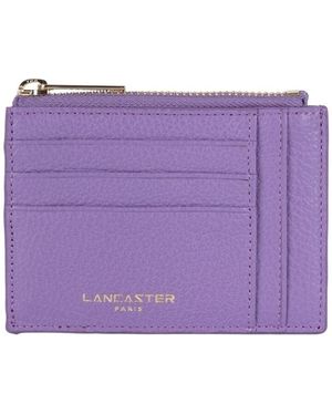 Lancaster Portefeuille Porte Cartes Ref 53834 Iris 12*9*1 Cm - Violet