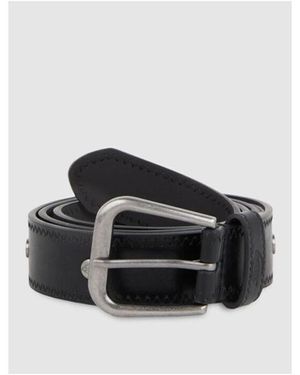 Dickies Ceinture STUDDED DK0A4Z6GBLK1-BLACK - Blanc
