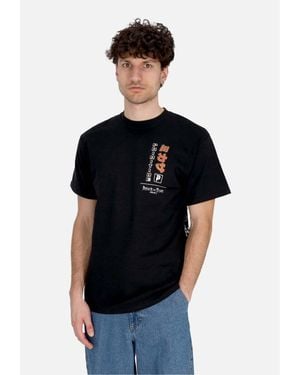 Primitive Skateboarding T-Shirt Maglietta Uomo Mikasa Tee X Attack On Titan - Noir