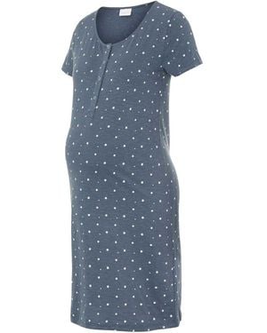 Mama.licious Chemises De Nuit 36 Fr Gt47437 - Bleu