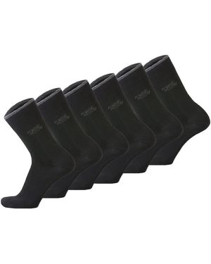 Camel Active Chaussettes Chaussettes Paquet de 6 - Noir