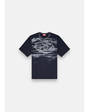 DIESEL T-shirt T-shirt T-Boxt-T5- marine - Bleu