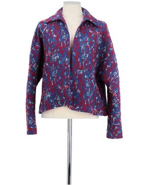 Ba&sh Veste Veste en coton bleue