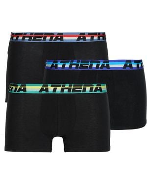 Athena Boxer Coton 720 Stretch Pack De 3 - Nero