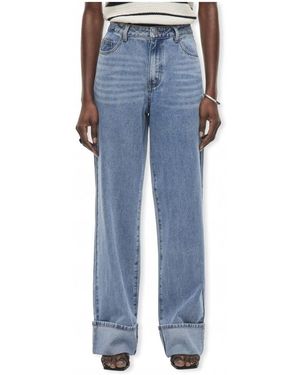ROUGE EDIT Jeans flare / larges Jolie Jeans - Light Blue Denim - Bleu