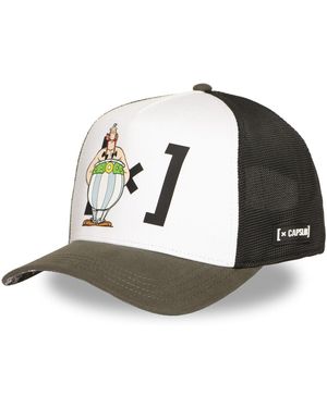Capslab Casquette Casquette trucker prenium Asterix - Vert