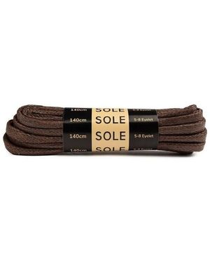 Sole Lacets 140Cm Chunky Wax Lacets - Marron