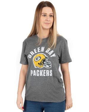 Nfl T-Shirt Bay Packers T-Shirt À Manches Courtes - Gris