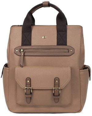 Hexagona Sac a dos Sac a dos Ref 66766 Taupe 34*29*12 cm - Marron