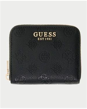 Guess Portefeuille Portefeuille Logo Ella Femme - Noir