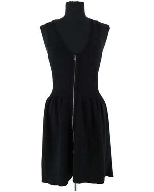 Sandro Robe Robe Sans Manches Noire