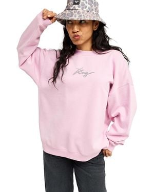 Roxy Sweat-shirt Lineup - Rose