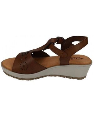 Jet Set Sandales compensées - Marron