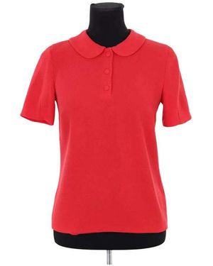 Claudie Pierlot Polo Top rouge