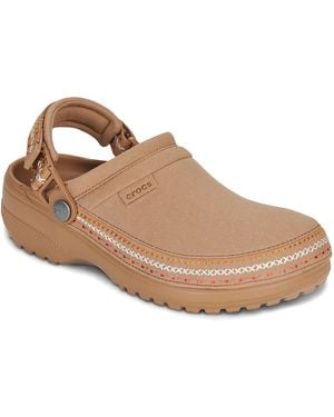Crocs™ Klompen Cs Crafted Vegan Suede Stitch - Naturel