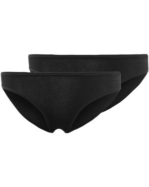 SKINY Slips Slip Advantage Cotton Stretch Bikini Briefs - Noir