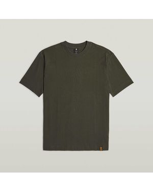 G-Star T-Shirt Korte Mouw D29291-D709 Gs-01 Relaxed R T-995 Asfalt - Groen